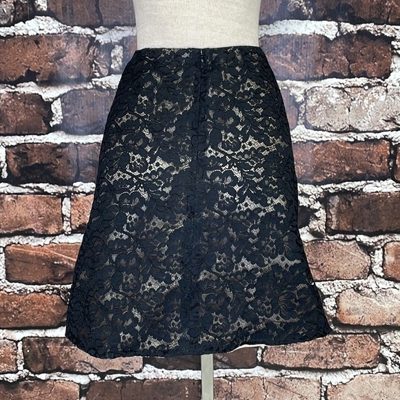 Misha Nonoo Mini Skirt Cream Black Lace Size 0 XS - Picture 8 of 13